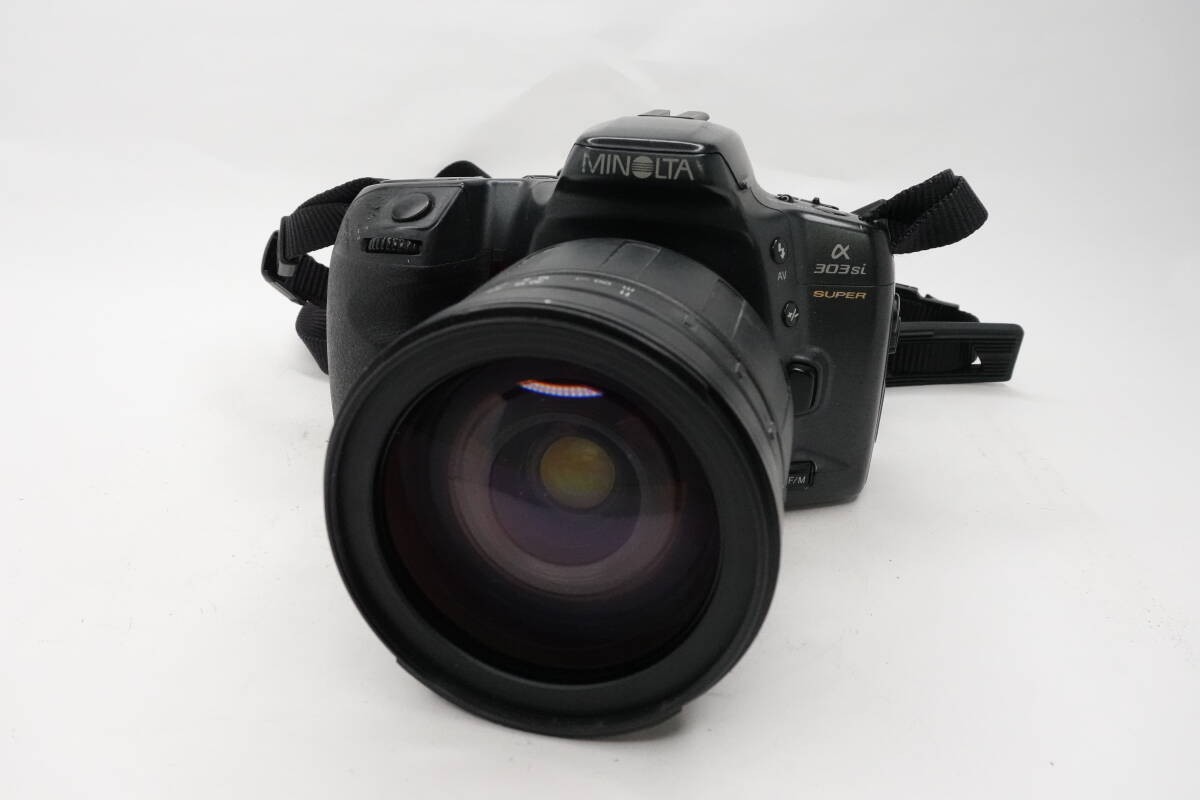 Minolta α303si SUPER Camera with 28-200mm F3.8-5.6 Lens Used | eBay