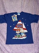 NWT Vintage 1997 Nickelodeon TV Rugrats Cartoon Viacom T Shirt Tee 90s Boy s 4
