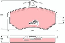 Plaquette de frein Volkswagen CORRADO