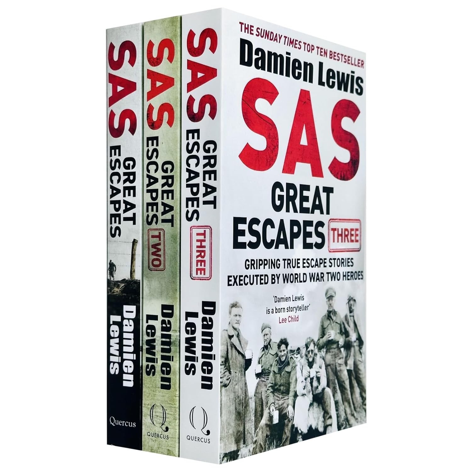 Damien Lewis Collection 3 Books Set SAS Great Escapes, SAS Great Escapes Three