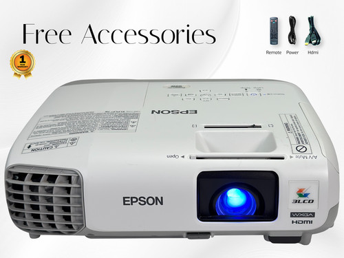 Epson PowerLite 99W 3LCD Projector 3000 Lumens Full HD HDMI + 1 YEAR Warranty!