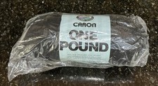 Sealed Caron One Pound Yarn in BLACK #503 - 4 ply, 100% acrylic Made In USA