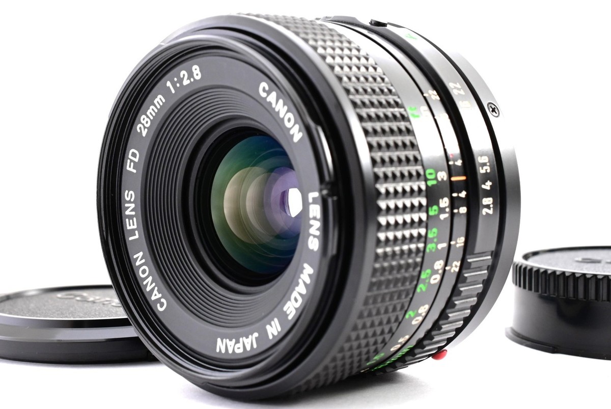 Canon New FD 28mm F2.8 Wide Angle Lens Near Mint From Japan #6390