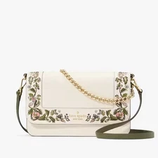 Kate Spade Spade Madison Forest Bloom Willow Medium Flap Convertible Crossbody