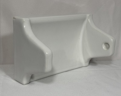 Vintage NOS Lenape Carrousel White Porcelain Toilet Paper Holder #0439 #B