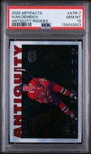 2025-26 Upper Deck Artifacts Hockey Ivan Demidov Antiquity Rookie Psa 10 Pop 2