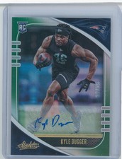 2020 Absolute Signatures Green Spectrum 24/25 Kyle Dugger #175 Rookie Auto RC