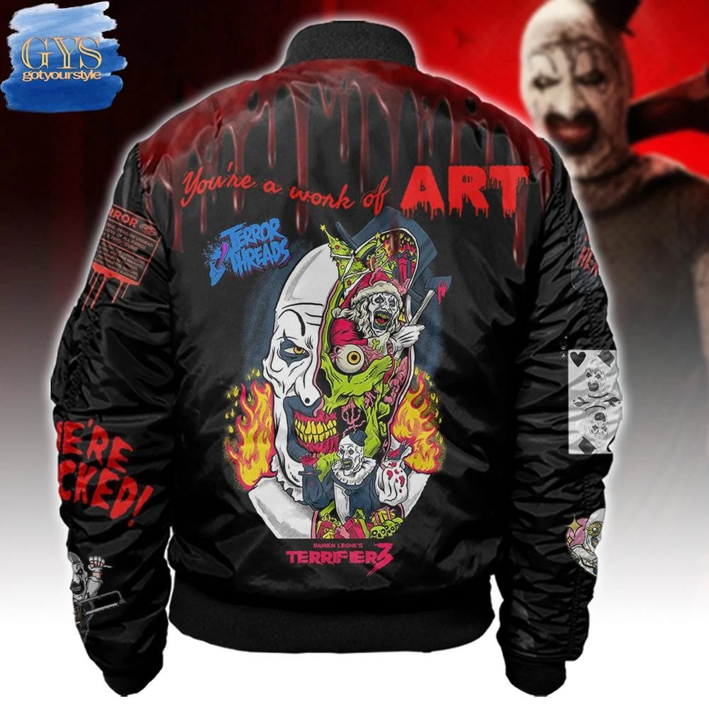 Terrifier Happy Halloween Limited Edition Bomber Jacket