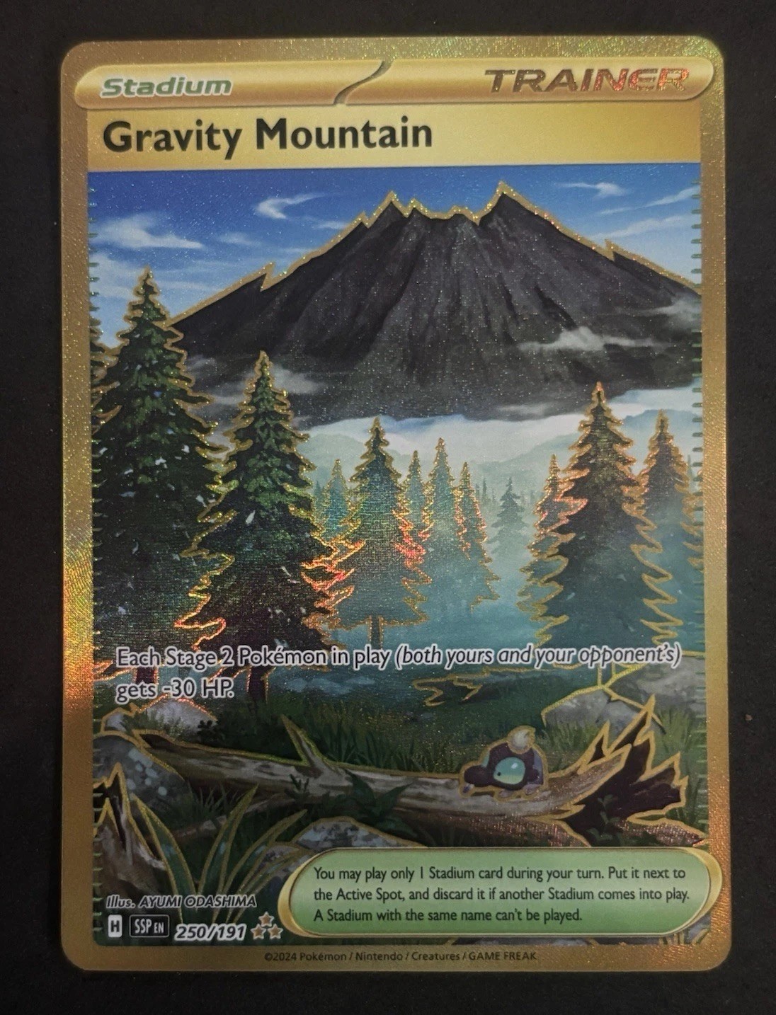 Gravity Mountain 250/191 Sv08: Surging Sparks Holo NM 🔥 PACK FRESH