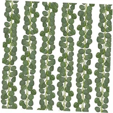  12 Pack Eucalyptus Garland,Artificial Eucalyptus Leaves Table 84Ft-12Pack