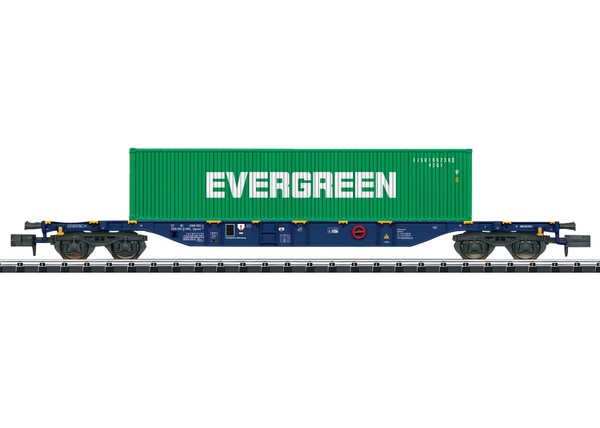Minitrix / Trix N 18560 - Containertragwagen Bauart Sgnss, Rrl, Ep. Vi Neuware-image