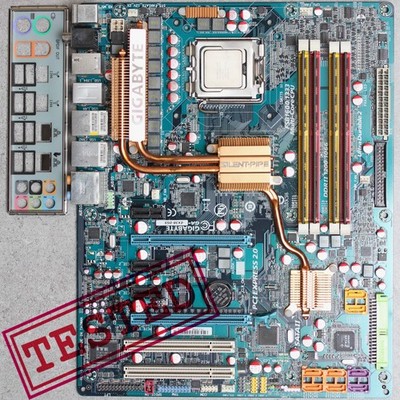 LGA 775 GIGABYTE GA-EX38-DS5 Intel X38 MoBo with CPU E8400, 4GB RAM & I/O shield
