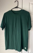 Vuori Current Tech Tee T Shirt Mens Medium Green Activewear Casual V195
