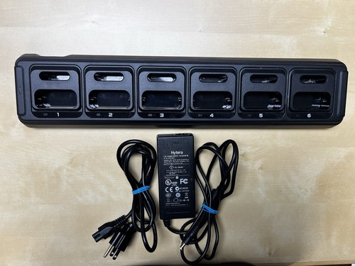 Hytera MCL23 Six Unit Rapid Rate Charger for PNC370, BL3101