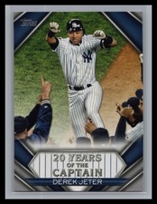 2020 Topps Update #YOC-01 Derek Jeter 20 Years of The Captain New York Yankees