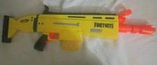 NERF Fortnite SCAR Blaster Electric    NO BATTERIES OR BULLETS With Mag WORKS