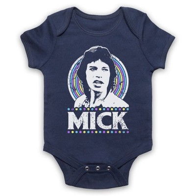 THE STONES CLASSIC ROCK JAGGER TRIBUTE ICONIC SÄNGER BABY WACHSEN BABYANZUG GESCHENK