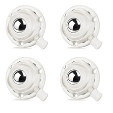 4 PCS 1 Inch Self Adhesive Caster Wheels Mini Swivel Furniture Low Profile
