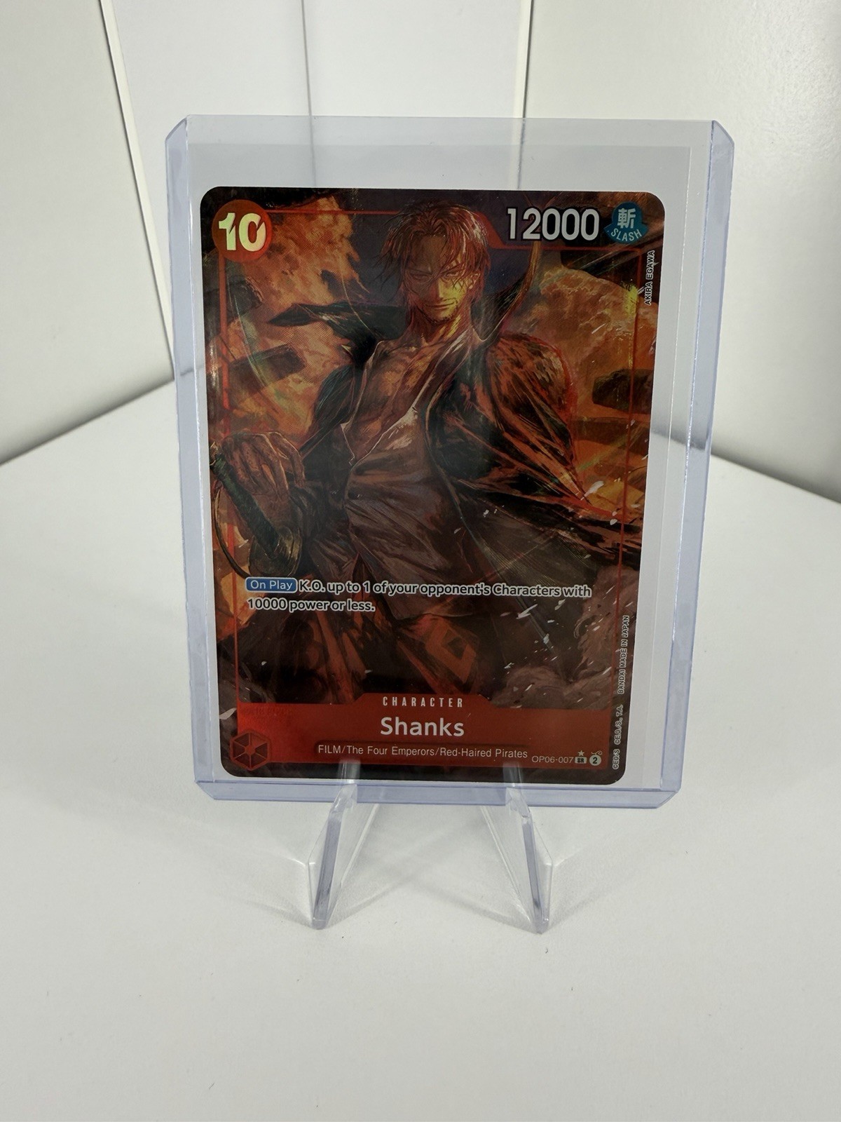 One Piece Wings of the Captain Shanks OP06-007 Alternate Alt Art