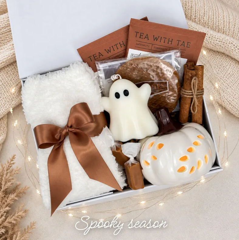 Halloween Gift Box Boo Basket You've Been Booed Spooky Season Fall Care ...