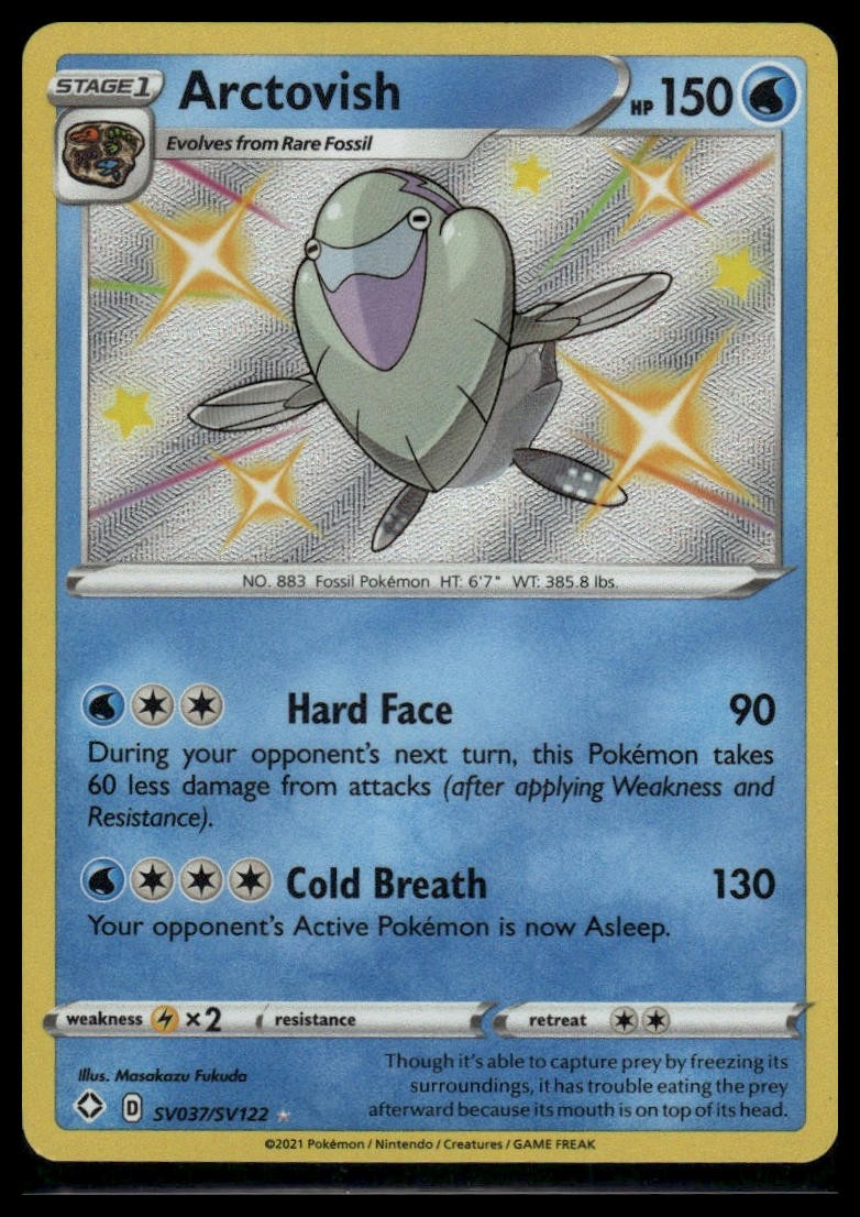 Arctovish #SV037/SV122 Shining Fates: Shiny Vault Pokemon