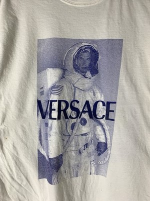 Used VERSACE 90s T-Shirt L Navy Italy Bruce Weber Vintage | eBay