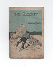 1908 - Boy Scout Magazine - Very Rare Miniature Advertising Booklet