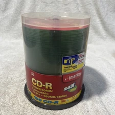 Imation 100 Pk CD-R 700MB/80 Min.