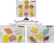 SHELLS - HANDMADE, CERAMIC MOSAIC TILES  Pick you Group 