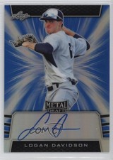 2019 Leaf Metal Draft Blue 29/30 Logan Davidson #BA-LD1 Auto r9d