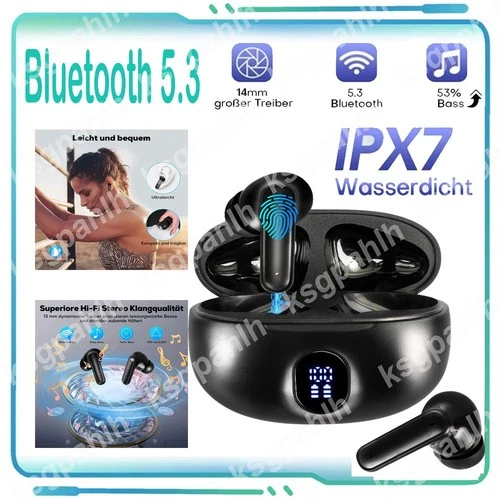 Wireless Earbuds, Bluetooth 5.3 Headphones NEW Wireless Headphones