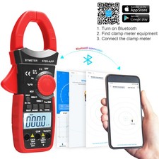 True RMS Digital Clamp Meter Multimeter AutoRanging AC DC Current Volt Amp Meter