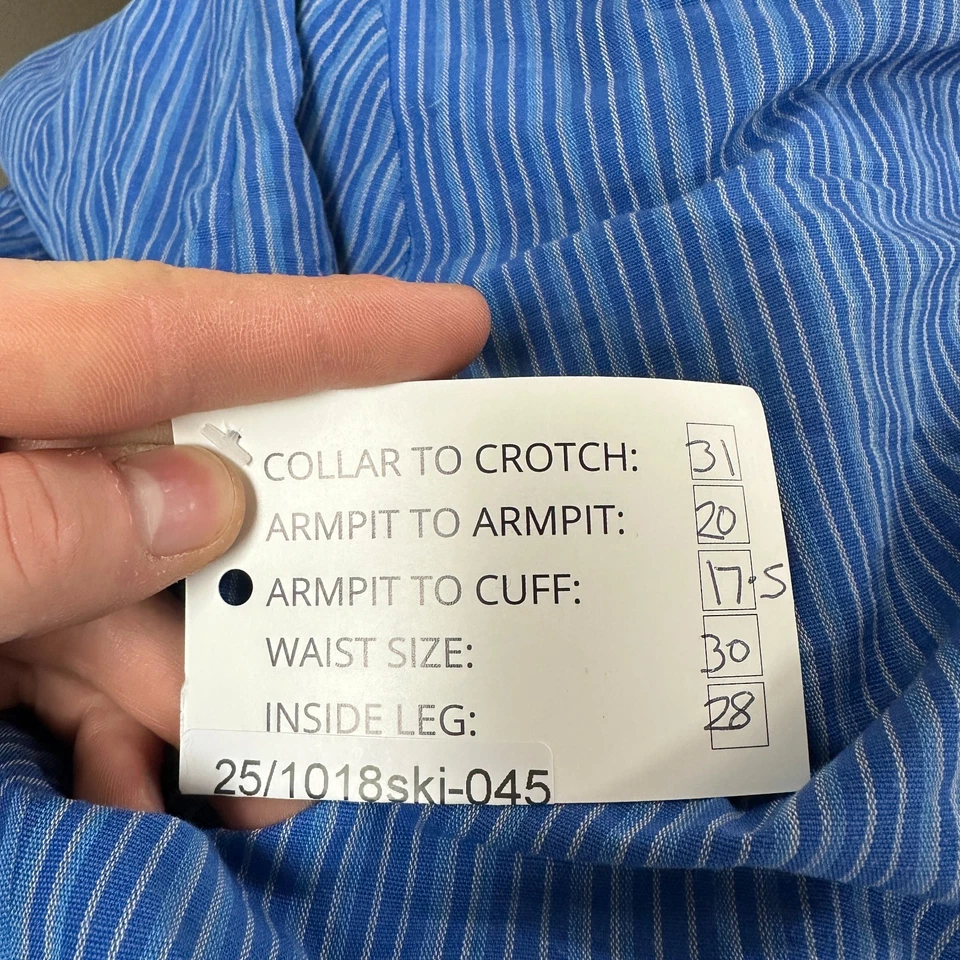 Vintage Colmar One Piece Ski Suit 90s Retro Winter Snow Striped Blue Womens XS - Image 2 of 4