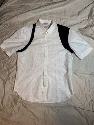 Alexander Mcqeen short sleeve harness shirt. size medium M.