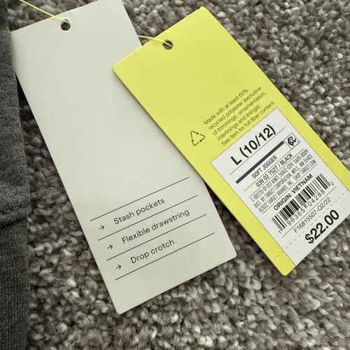 NWT Kids All In Motion Gray Athletic Soft Jogger Sweatpants Pants Size L 10/12 - Picture 3 of 4