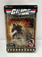 2008 G.I.JOE Snake Eyes With Timber Wolf Hall Of Heroes 25th Anniversary 1 Of 10