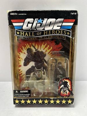 2008 G.I.JOE Snake Eyes With Timber Wolf Hall Of Heroes 25th Anniversary 1 Of 10