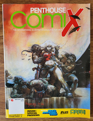 PENTHOUSE COMIX VOL 1 #6 1995 ADULT GRAPHIC COMIC BOOK MAGAZINE