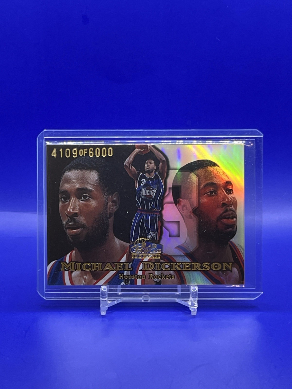 Michael Dickerson 1998-99 Flair Showcase Row 1 #77 /6000 Rockets RC