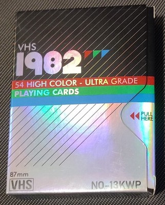 Kings Wild Project - Holographic VHS 1982 Playing Cards (NO CELLOPHANE) [USPCC]