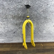 Vintage Mongoose BMX Fork 1 Inch Threaded 20" Black Magic Bike Old School Yellow
