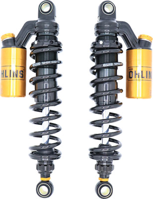 Ohlins 13'' Shocks Fully Adjustable Blackline Harley FXD Dyna STX36P HD 764LE