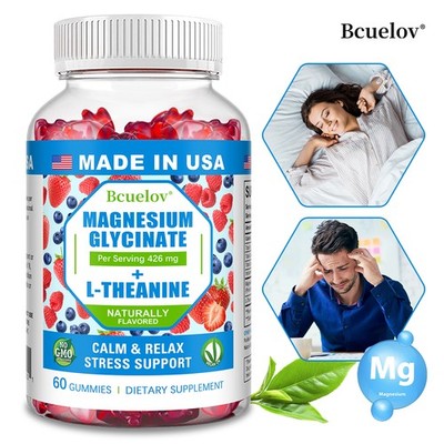 426MG Magnesium Glycinat Hohe Absorption,Verbesserter Schlaf,Stress & Angstabbau