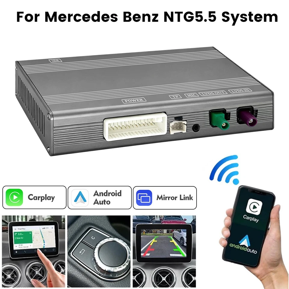 10.1″ Wireless CarPlay Android Auto Interface for Mercedes C-Class W206 NTG5.5 - Image 4 of 4