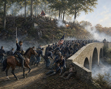 Antietam Burnside Bridge under Fire Civil War Art/751316638