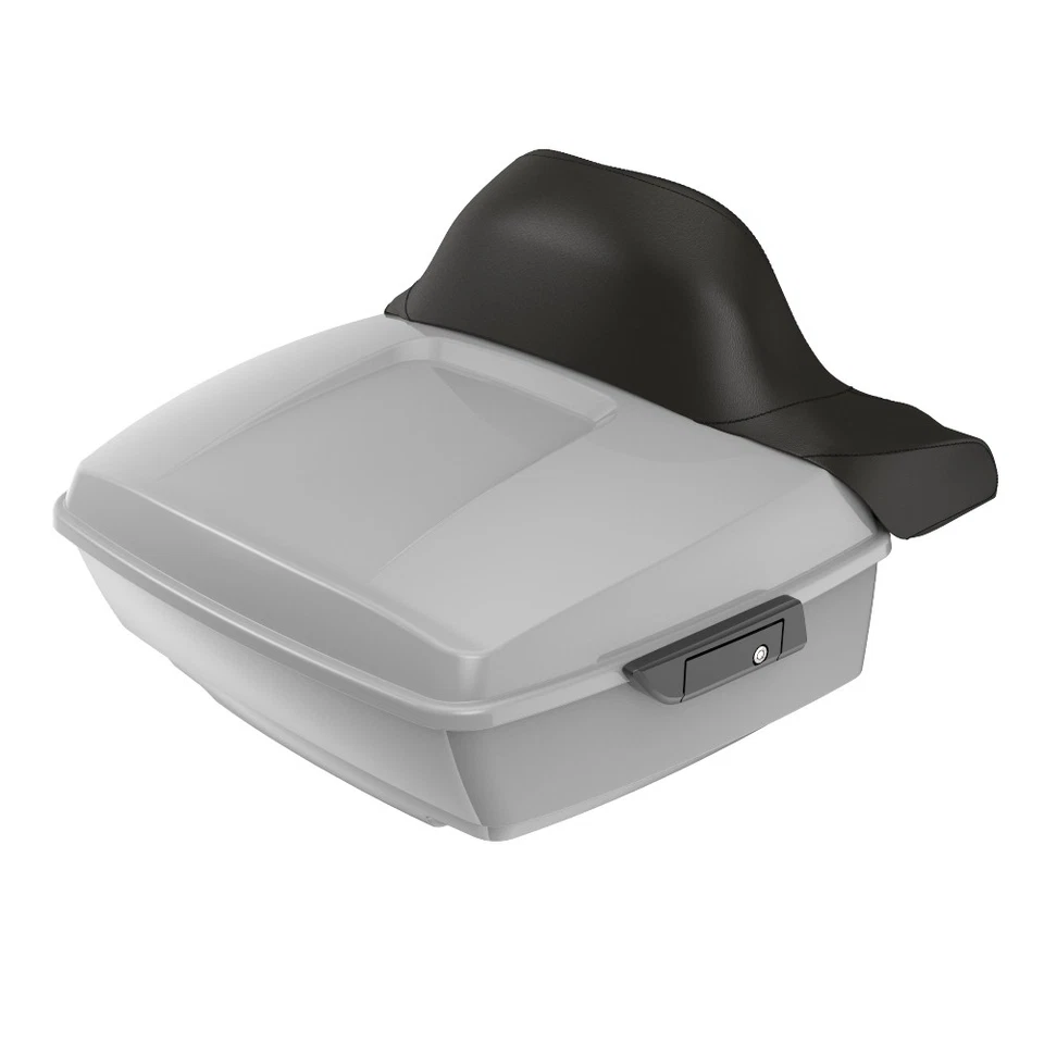 Equipaje maletero King Tour Pack gris billar para 97+ Harley Davidson Touring Foto 2 de 4