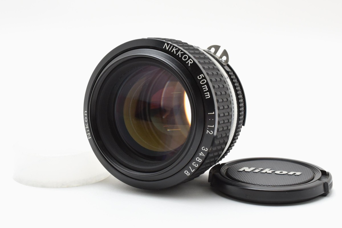 Nikon NIKKOR AIS Ai-s 50mm f/1.2 MF Prime Standard Lens JAPAN [Top