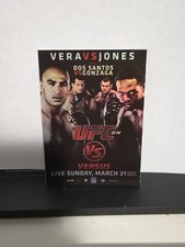 2010 Topps UFC Jon Jones Vs Vera Fight Poster Card (Jones 2nd Year)