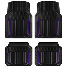 Car Grand Heavy Duty Rubber Car Floor Mats All Season Non Slip Waterproof Purple Car Grand Heavy Duty Rubber Car Floor Mats All Season Non Slip Waterproof Purple
