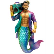 December Diamonds 55-55470 Big Booming Box Merman Ornament, 7 Inches
